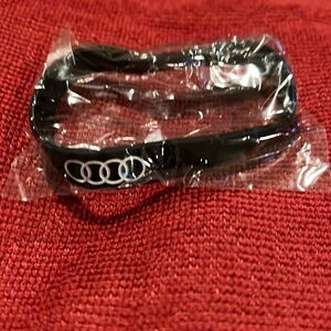 Audi Car Bracelets Black Silicone Audi Rings Car Enthusiasts
